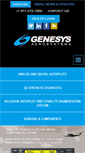 Mobile Screenshot of genesys-aerosystems.com